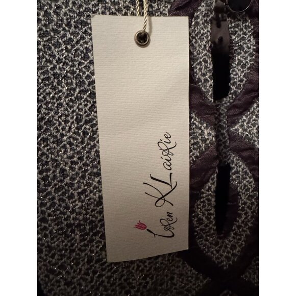 Anthropologie Iren Klairie Embroidered Dress Metallic 36 US 4 $585 NWT NEW - Picture 13 of 13